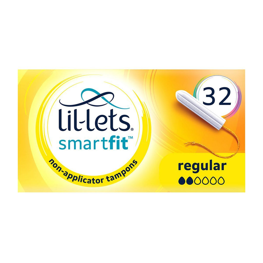 Lil-Lets Non-Applicator Tampons (SmartFit™) – Regular – 32 pack