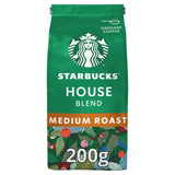 Starbucks House Blend Medium Roast Ground Coffee Bag 200g All coffee Sainsburys   