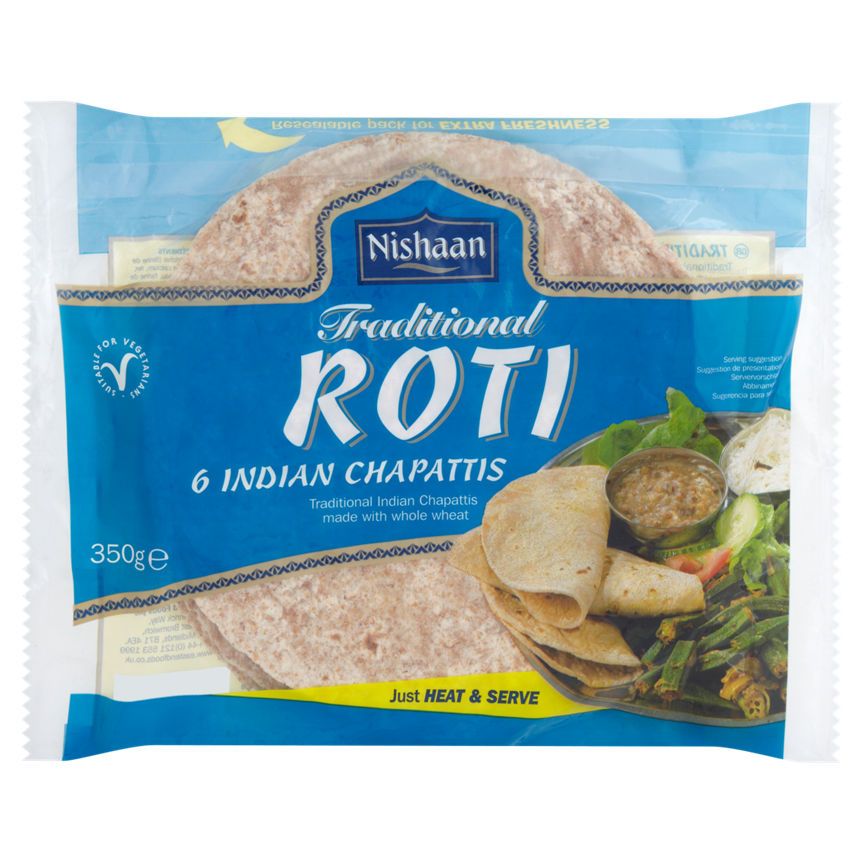 Nishaan Traditional Plain Roti GOODS ASDA   