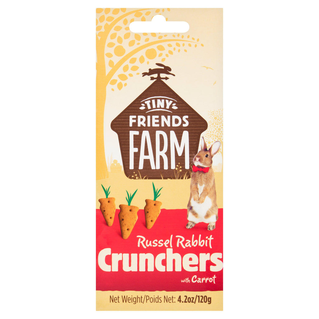 Tiny Friends Farm Russel Rabbit Crunchers With Carrot 120g