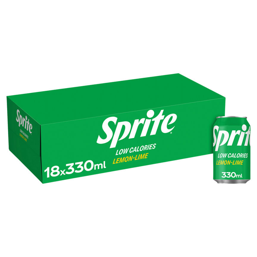Sprite 18 Cans Fizzy & Soft Drinks ASDA   