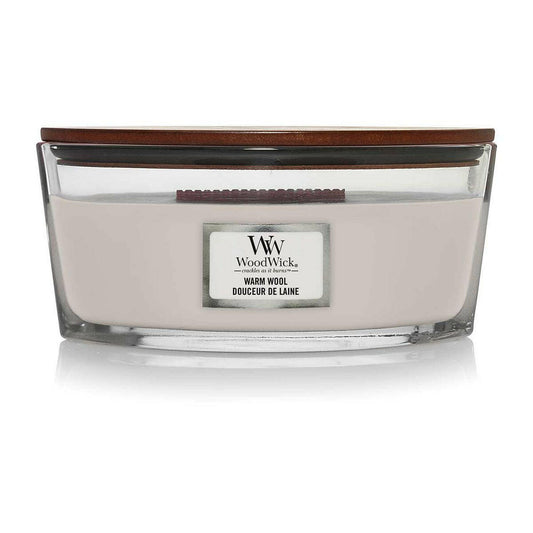 Woodwick Warm Wool Ellipse Candle 453g
