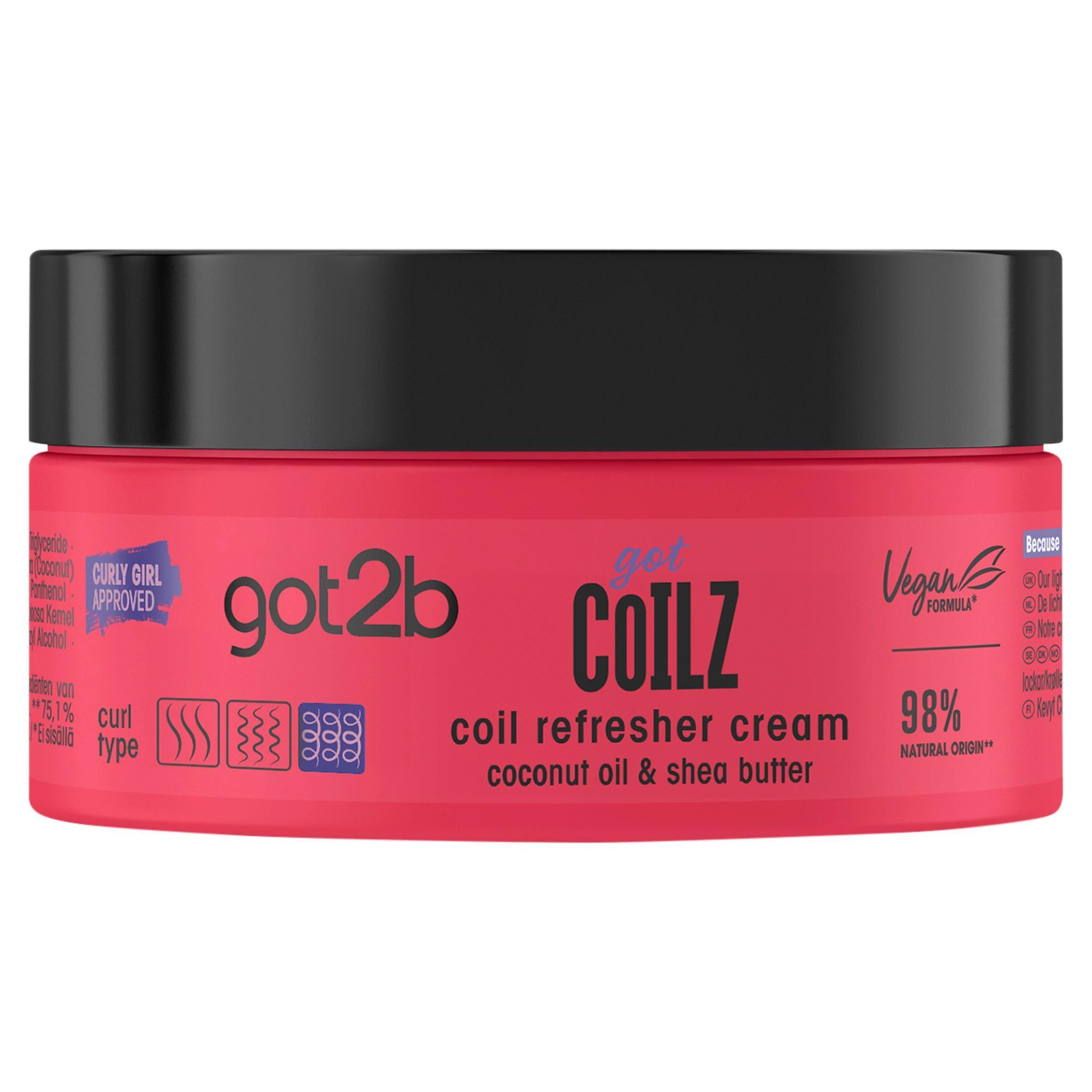 Schwarzkopf Got2b Got Curlz Coil Refresher Cream GOODS Sainsburys   