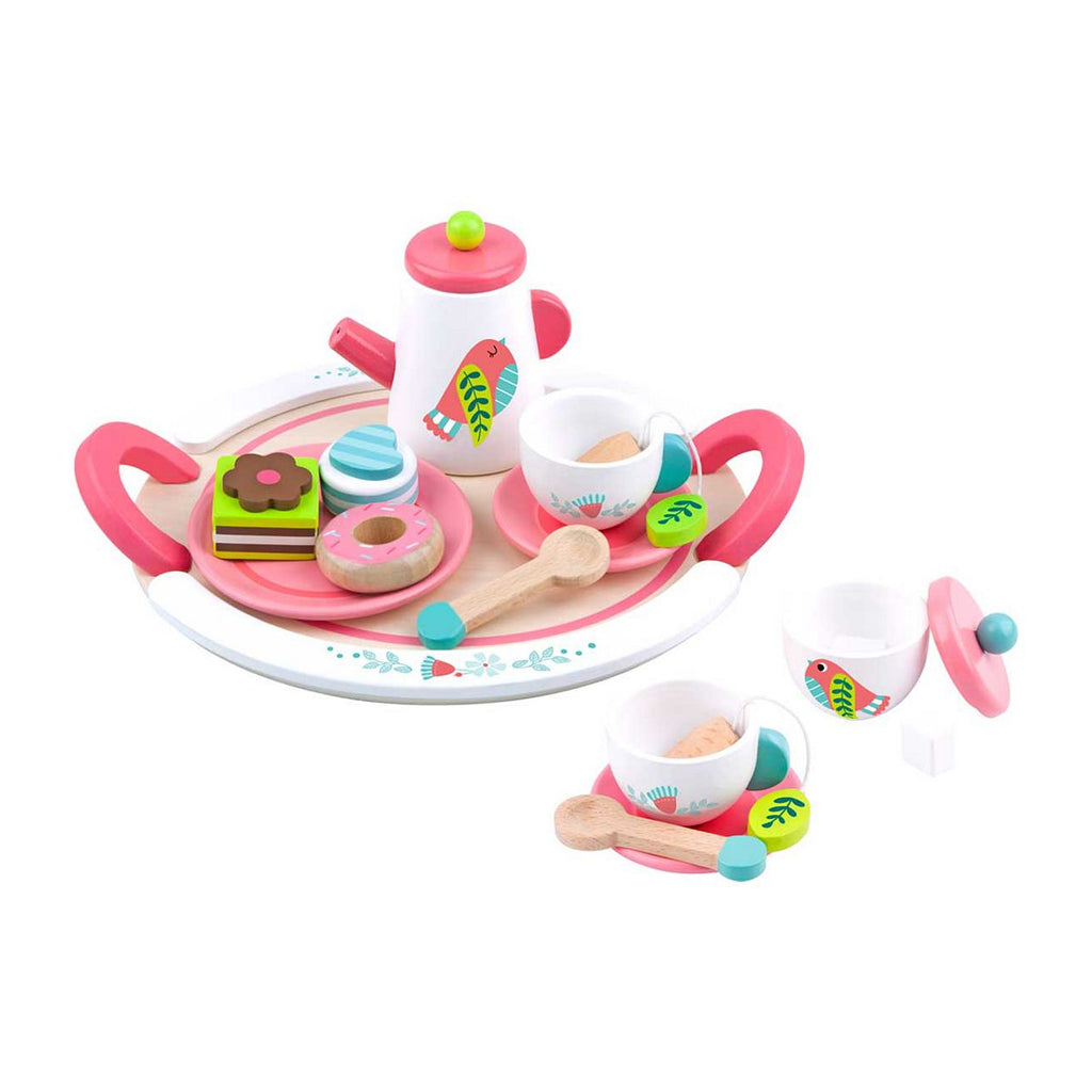 Tooky Toy Wooden Afternoon Tea Set