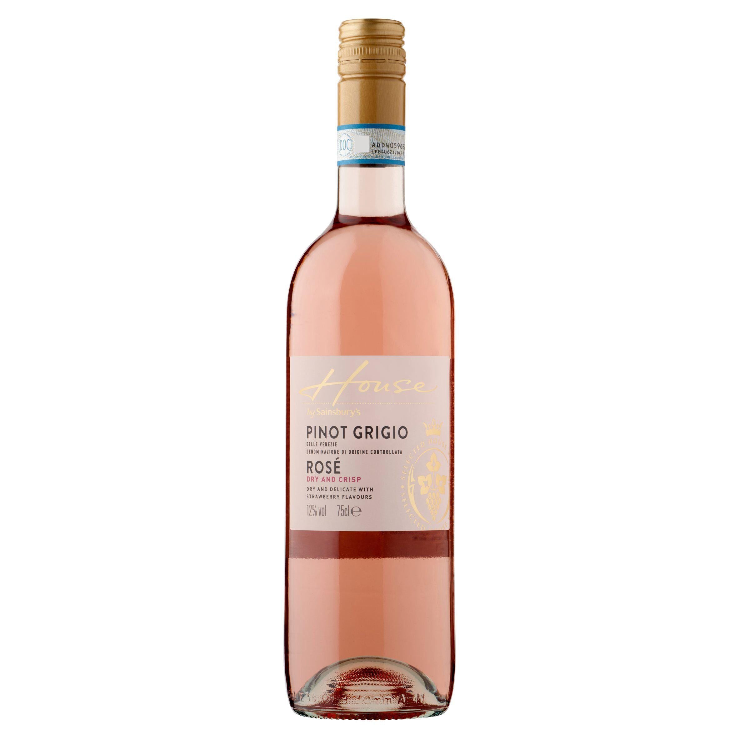 Sainsbury's House Pinot Grigio Blush 75cl GOODS Sainsburys   