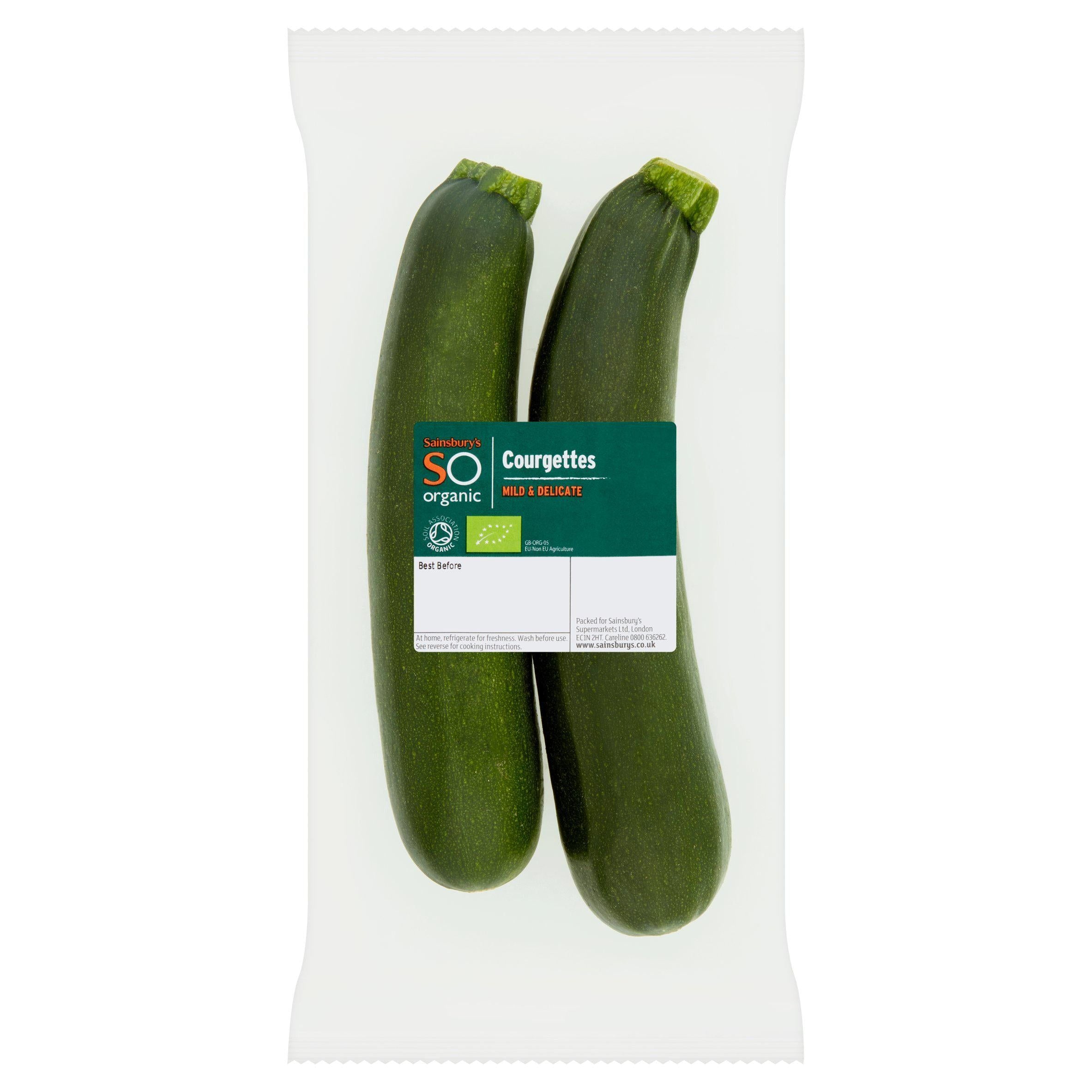 Sainsbury's Courgettes, SO Organic 300g GOODS Sainsburys   