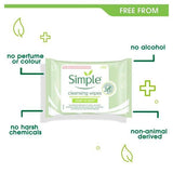 Simple Kind to Skin Cleansing Facial Wipes 7 wipes Make Up & Beauty Accessories Boots   