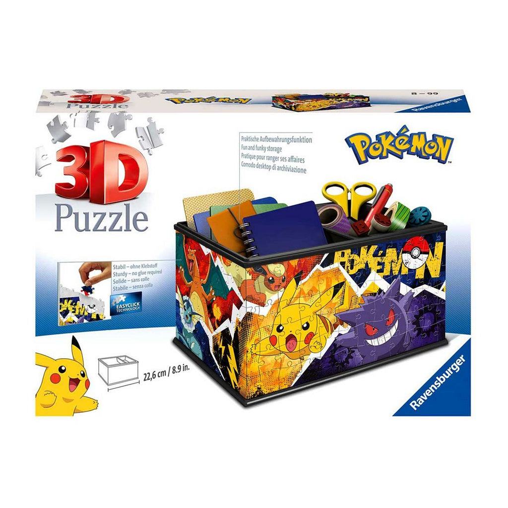 Pokemon Storage Box 3D Puzzle