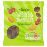 Sainsbury's Jumbo Raisins & Cranberries 35g GOODS Sainsburys   