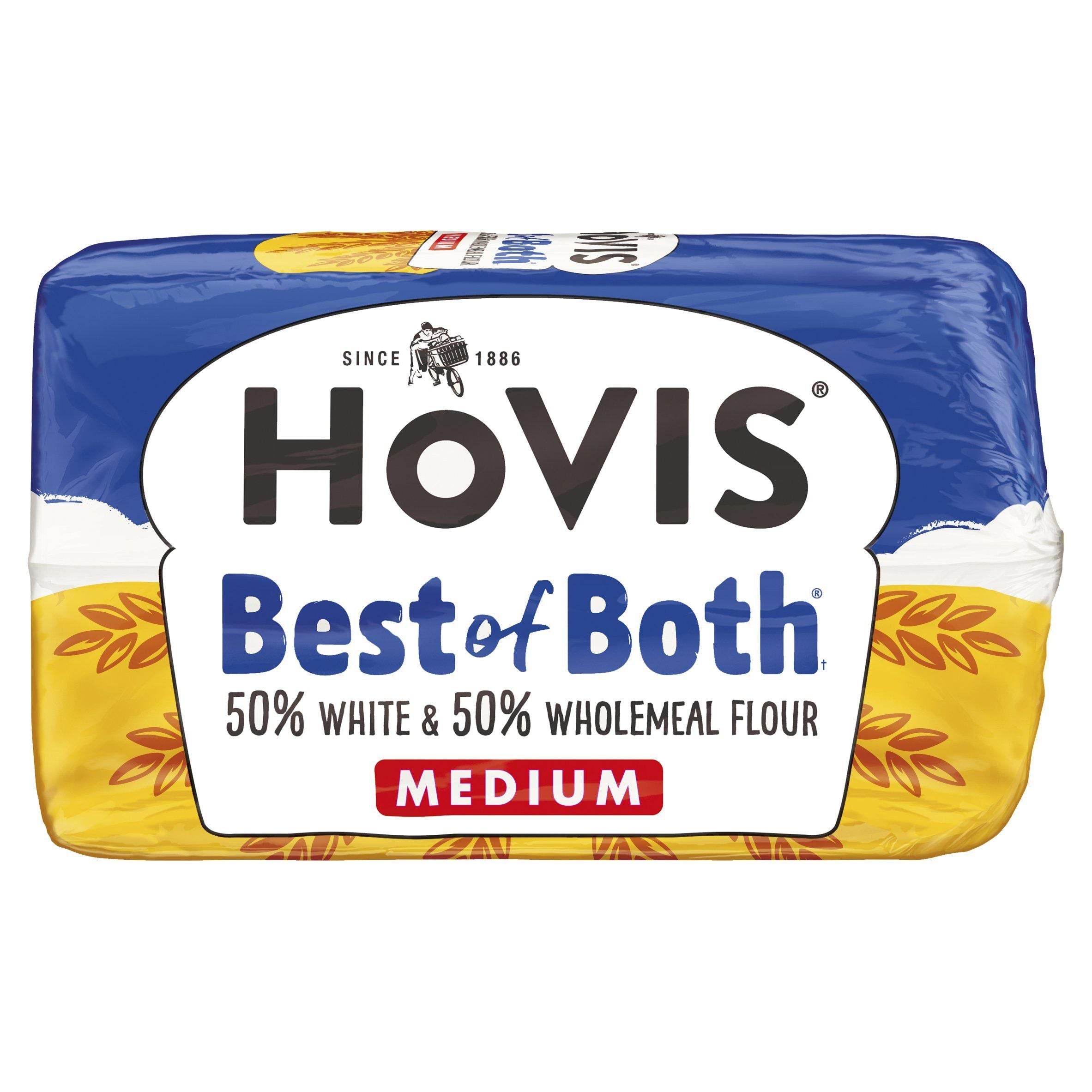 Hovis Best of Both Medium 50% White &amp; 50% Wholemeal Flour 800g