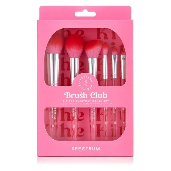 Spectrum Brush Club The Kit 6 Pc Brush Set