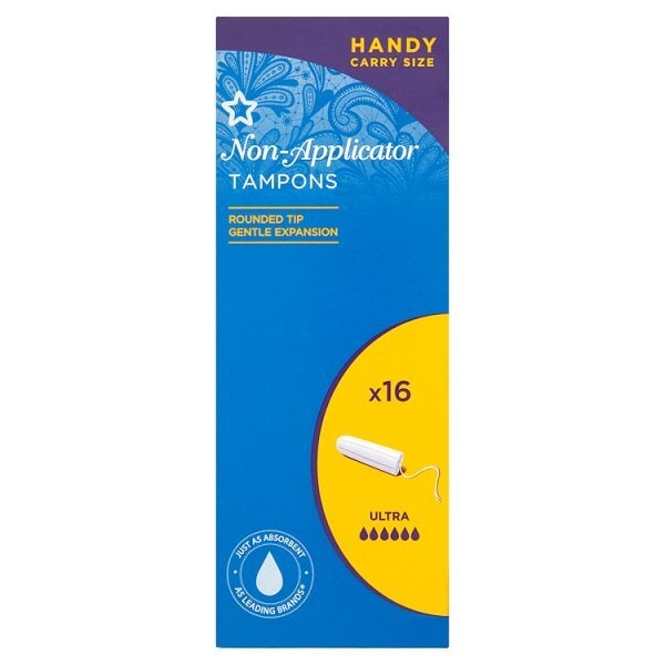 Superdrug Ultra Non Applicator Tampon X16 GOODS Superdrug   