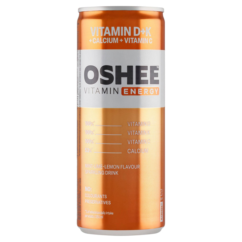 Oshee Vitamin Hydration Mint Lime Lemon Flavour Sparkling Drink 250ml