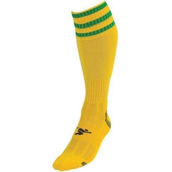 Precision Kids Pro Football Socks (12 -2) GOODS Superdrug Yellow/Green  