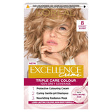 L'Oreal Paris Excellence Permanent Hair Dye Natural Blonde 8 Beauty at home Sainsburys   