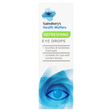 Sainsbury's Refreshing Drops 15ml eye & contact lens care Sainsburys   