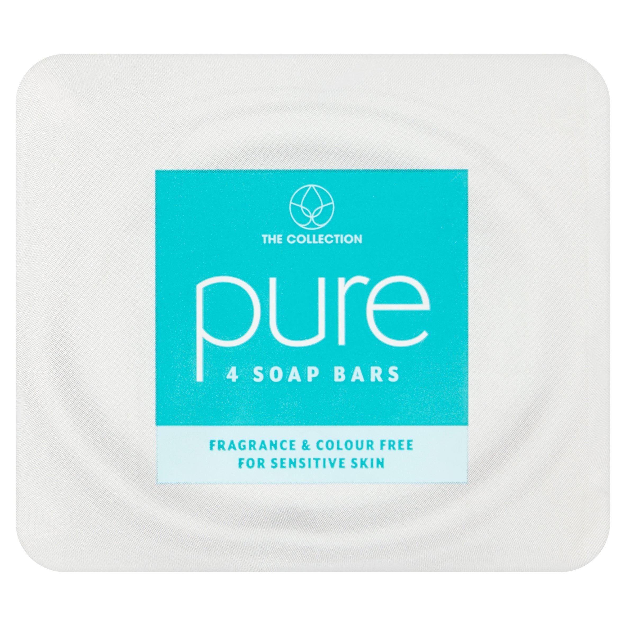 Sainsbury's The Collection Pure Soap 4x125g Soap & handwash Sainsburys   