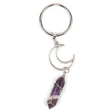 Myga Keyring - Crescent Moon & Amethyst GOODS Superdrug   