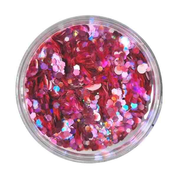 Luvyah Cosmetics Candy Pink Festival Body Glitter Face 4g