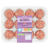 Sainsbury's Fresh British Turkey Meatballs x12 400g Prepared meat & fish Sainsburys   