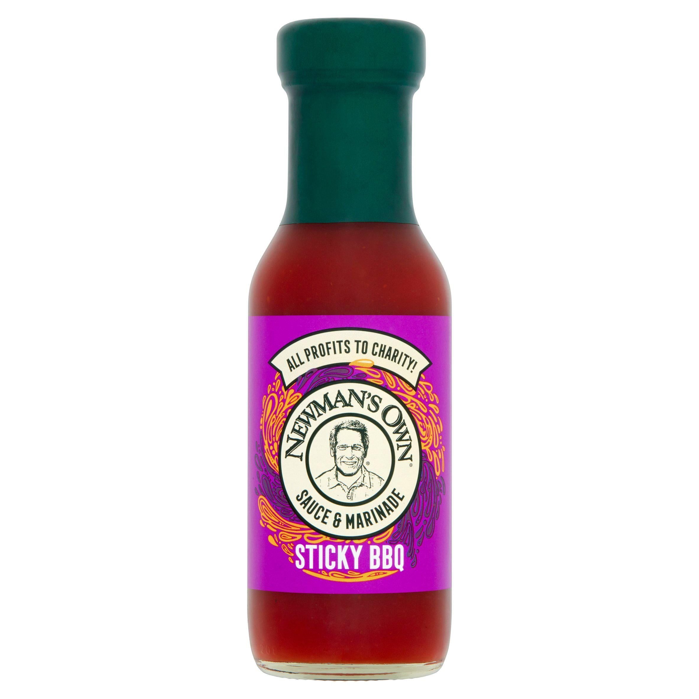 Newman's Own Sticky BBQ Marinade 250ml gluten free Sainsburys   