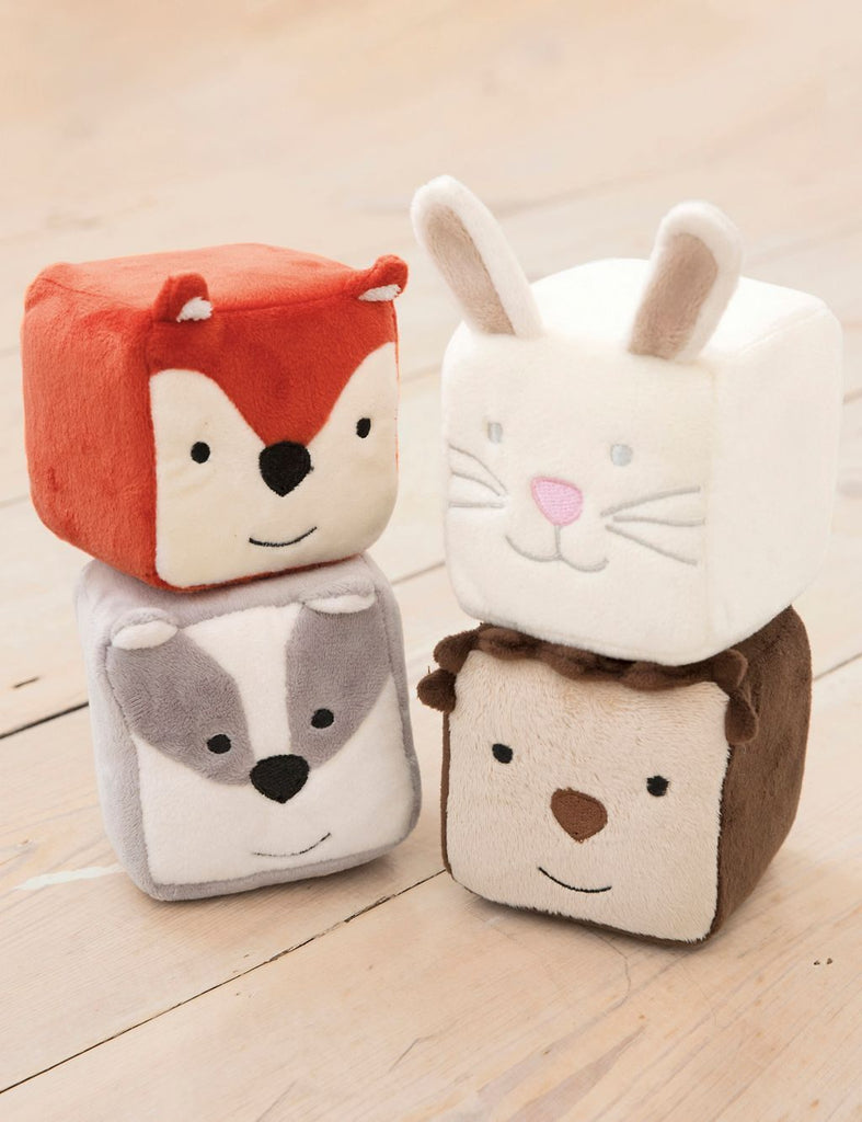 4pk Soft Woodland Cubes