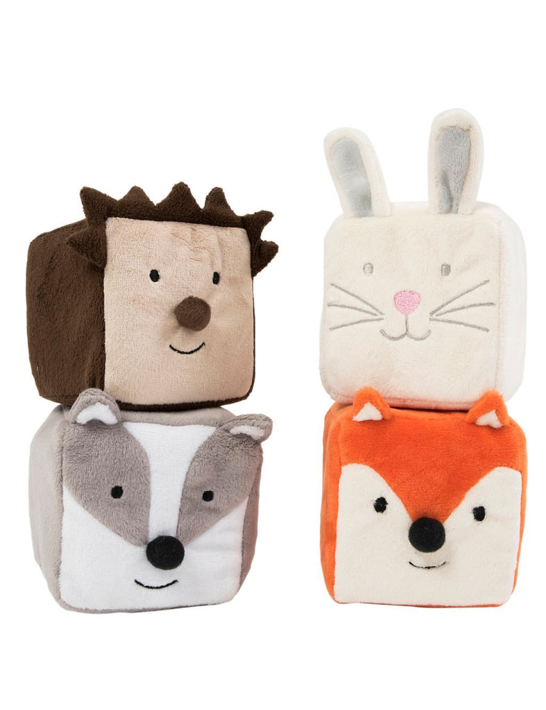 4pk Soft Woodland Cubes