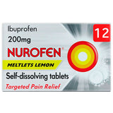 Nurofen Meltlets Self-Dissolving Ibuprofen Lemon Tablets GOODS ASDA   