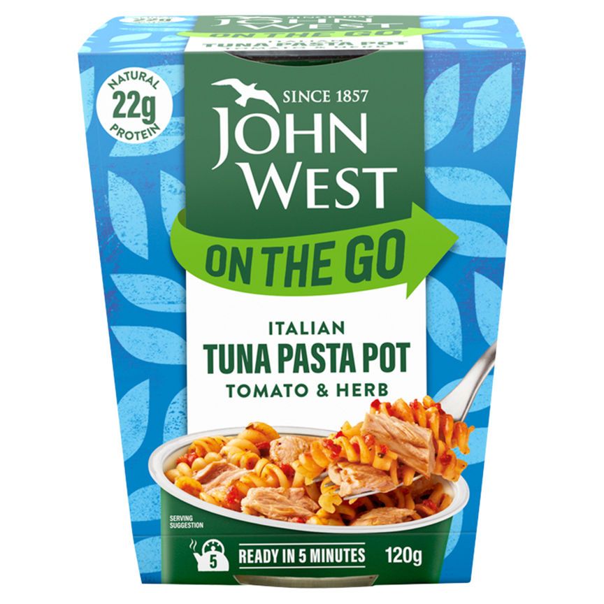 John West On the Go Italian Tuna Pasta Pot Tomato &amp; Herb