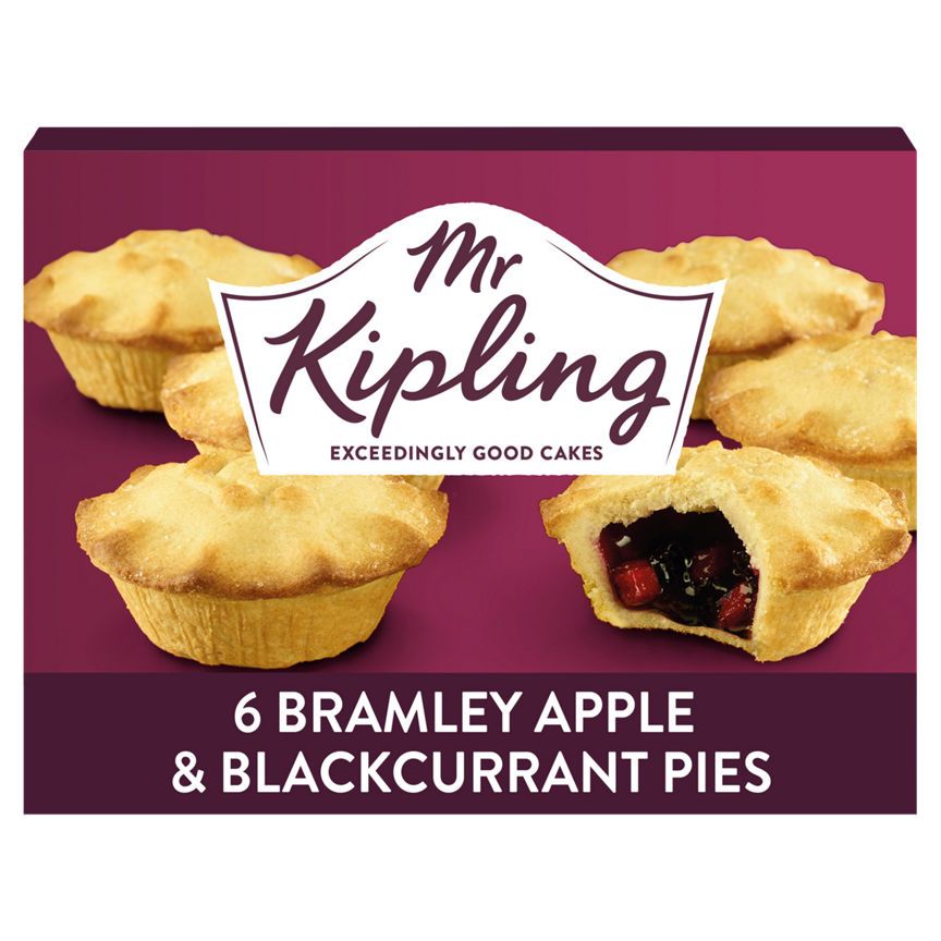 Mr Kipling Apple & Blackcurrant Pies GOODS ASDA   