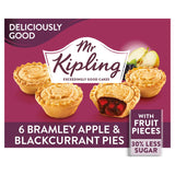 Mr Kipling 6 Bramley Apple & Blackcurrant Pies GOODS ASDA   