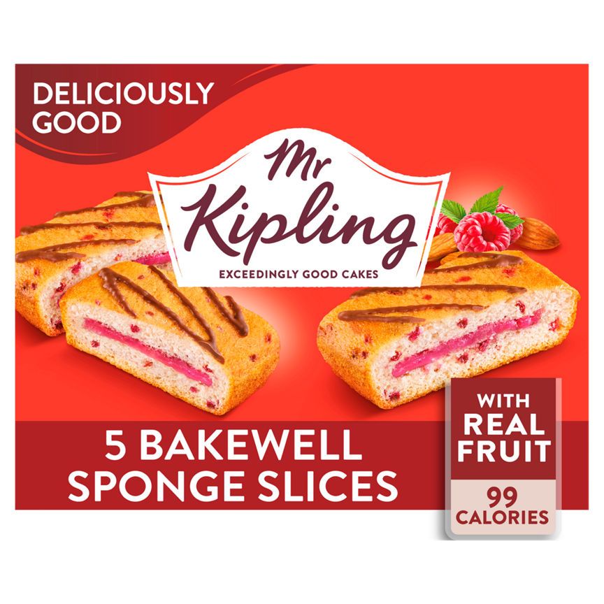 Mr Kipling 5 Bakewell Sponge Slices