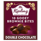 Mr Kipling 10 Gooey Brownie Bites Double Chocolate GOODS ASDA   