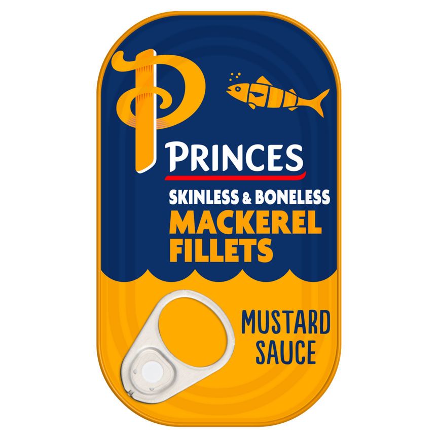 Princes Mackerel Fillets in a Tangy Mustard Sauce 125g