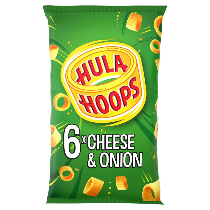 Hula Hoops Cheese &amp; Onion Multipack Crisps