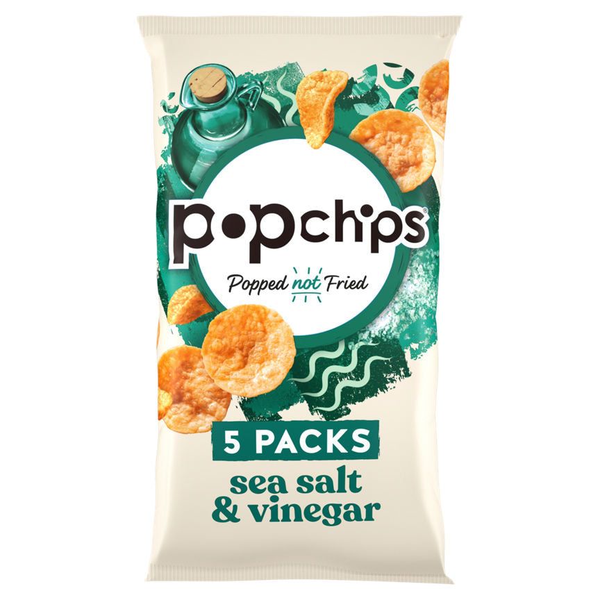 Popchips Popchips Sea Salt & Vinegar Flavour Potato Snacks GOODS ASDA   