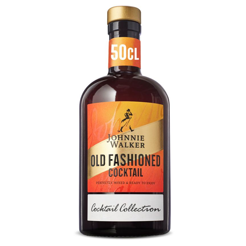 Johnnie Walker Whisky Old Fashioned Cocktail Drink 20.5% vol 50cl Bottle