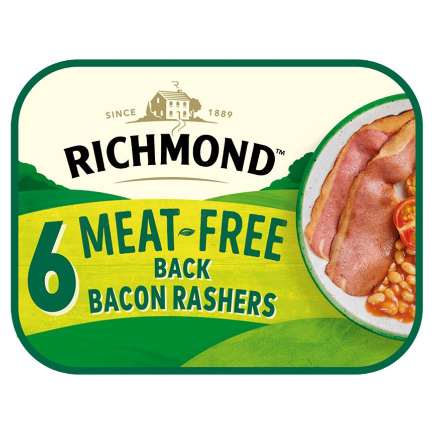 Richmond Meat-Free 6 Back Bacon Rashers 120g