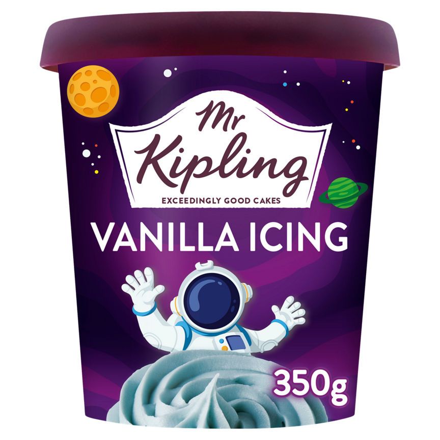 Mr Kipling Space Vanilla Flavour Icing 350g GOODS ASDA   