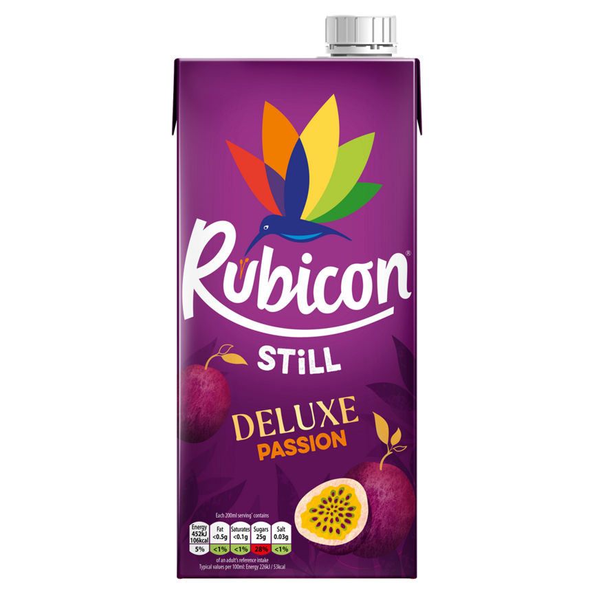 Rubicon Still Deluxe Passion 1 Litre