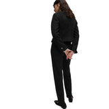 M&S Womens Cotton Rich Joggers, 20, Black