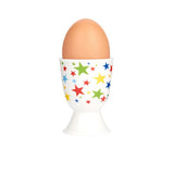KitchenCraft Brights Stars Porcelain Egg Cup