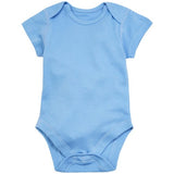 M&S Organic Cotton Patterned Bodysuits, 9-12 Months, Blue Mix