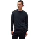 M&S Mens Cashmilon Crew Neck Jumper, L, Navy