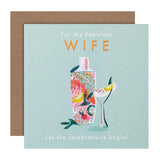 MS Fun Green Wife Birthday Card