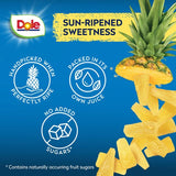 Dole Pineapple small chunks in juice cans