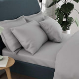 M&S Cotton Rich Pillowcases, Silver Grey