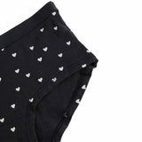 MS Heart Shorts 8-9 Years Black