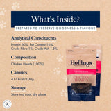 Hollings 100% Natural Chicken Hearts Dog Treats