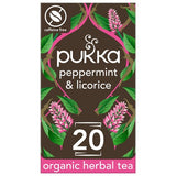 Pukka Organic Peppermint  Licorice Mint Tea x20 Compostable Tea Bags